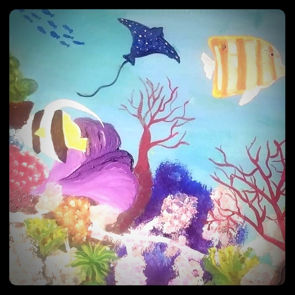 11x14 Painted Canvas